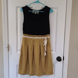 Pink martini navy and gold dress